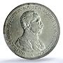 Germany Prussia 5 mark William Wilhelm II Thaler MS62 PCGS silver coin 1914