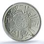 Iraq 50 fils King Ghazi I Coinage KM-104 AU58 PCGS silver coin 1938