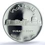 Oman 1 rial Buraimi Fort KM-124 Architecture PR 69 PCGS silver coin 1995
