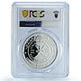Oman 1 rial Barka Fort KM-122 Architecture PR 69 PCGS silver coin 1995