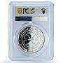 Oman 1 rial Sohar Fort KM-132 Architecture PR 70 PCGS silver coin 1995