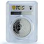 Oman 1 rial Khasab Fort KM-127 Architecture PR 69 PCGS silver coin 1995