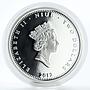Niue 2 dollars Our Friends Bengal cat colored silver coin 2012