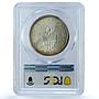 Philippines 1 peso US Decimal Coinage MS61 PCGS silver coin 1907-S