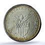 Philippines 1 peso US Decimal Coinage MS61 PCGS silver coin 1907-S