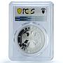 Russia 3 roubles Antarctic Expedition Ships Clippers PR69 PCGS silver coin 1994