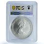 Turks and Caicos Islands 20 crowns Columbus KM-8 Ship MS69 PCGS silver coin 1975