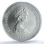 Turks and Caicos Islands 20 crowns Columbus KM-8 Ship MS69 PCGS silver coin 1975