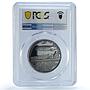 Germany Weimar Eckener Zeppelin Airship Aviation SP62 PCGS silver medal 1924