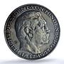 Germany Weimar Hindenburg 5 Mark Token Politics X#1 SP62 PCGS silver medal 1927