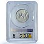 Italy 2 lire King Victor Emmanuel III Coinage KM-55 UNC PCGS silver coin 1917