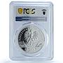 Poland 20 zlotych Jaszczurka Lizards Animals Fauna PR70 PCGS silver coin 2009