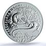 Poland 20 zlotych Jaszczurka Lizards Animals Fauna PR70 PCGS silver coin 2009