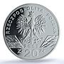 Poland 20 zlotych Jaszczurka Lizards Animals Fauna PR70 PCGS silver coin 2009