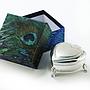 Tanzania 1000 shillings Love is Precious peacocks colored silver coin 2014