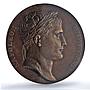 France Napoleon Ourcq Canal History Bramsen-868 SP63 PCGS bronze medal 1809