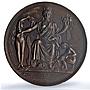 France Napoleon Ourcq Canal History Bramsen-868 SP63 PCGS bronze medal 1809