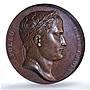 France Napoleon Ourcq Canal History Bramsen-868 SP63 PCGS bronze medal 1809