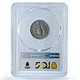 Italy Vatican 20 centesimi Pope Pius XII Saint Paul MS65 PCGS nickel coin 1939