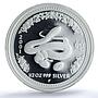 Australia 50 cents Year Snake KM-535 Lunar Series 1 PR 69 PCGS silver coin 2001