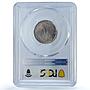 Italy 1 lira King Victor Emmanuel III Coinage KM-32 MS64 PCGS silver coin 1902