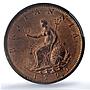 Great Britain 1/2 penny George III Coinage KM-647 MS64 PCGS copper coin 1799