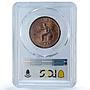 Great Britain 1/2 penny George III Coinage KM-647 MS64 PCGS copper coin 1799