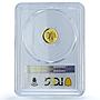 Andorra 5 diners Brown Bear KM-118 Wildlife Fauna PR 70 PCGS gold coin 1996