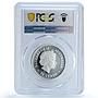 Australia 50 cents Year Horse KM-579 Lunar Series 1 PR 69 PCGS silver coin 2002