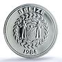Belize 5 dollars Elizabeth II KM-96a Toucan Bird PR 69 PCGS silver coin 1984