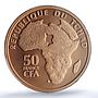 Chad 50 francs Joseph Stalin History USSR Communism MS 70 PCGS copper coin 2023