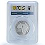 Chad 2500 francs Mao Tse Tung History China Communism MS70 PCGS silver coin 2021