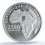 Chad 2500 francs Mao Tse Tung History China Communism MS70 PCGS silver coin 2021