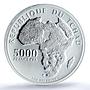 Chad 5000 francs Milosevic Yugoslavia Communism PR 69 PCGS silver coin 2021