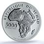 Chad 5000 francs Joseph Stalin History USSR Communism PR70 PCGS silver coin 2023