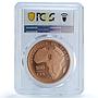 Chad 100 francs Joseph Stalin History USSR Communism MS 70 PCGS copper coin 2023