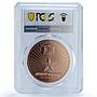 Chad 100 francs Stalin Generalissimus USSR Communism MS 70 PCGS copper coin 2023