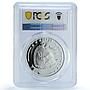 Palau 5 dollars Brandenburg Gate KM-415 Wonders PR 69 PCGS silver coin 2012