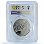 Ukraine 5 hryvnias Round Goby Wildlife Fauna Fish MS 69 PCGS NiBrass coin 2025