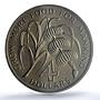 Antigua 4 dollars Caribbean Bank KM-1 FAO Food Day MS 67 PCGS CuNi coin 1970