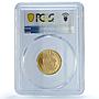 Spain 100 reales Isabella II Seville KM-605.3 Cal-39 AU 55 PCGS gold coin 1860