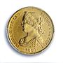Spain 100 reales Isabella II Seville KM-605.3 Cal-39 AU 55 PCGS gold coin 1860