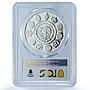 Mexico 5 pesos Paso Muerte Ibero-American Man Horse PR69 PCGS silver coin 2000