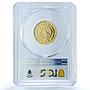 Mexico 1/4 onza Libertad Angel of Independence KM-673 PR 70 PCGS gold coin 2005