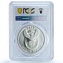 South Africa 20 cents Turtle Isimangaliso Marine Area PR70 PCGS silver coin 2013