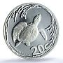 South Africa 20 cents Turtle Isimangaliso Marine Area PR70 PCGS silver coin 2013