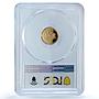 El Salvador 25 colones Independence Fecundidad Dali PR 68 PCGS gold coin 1971
