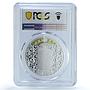 Ukraine 10 hryvnias Archangel Michael Coloured MS 70 PCGS silver coin 2025