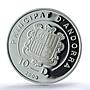 Andorra 10 diners Chopin Dresden KM-321 Music Composer PR 69 PCGS Ag coin 2009