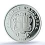 Andorra 10 diners Chopin Mallorca KM-321 Music Composer PR 69 PCGS Ag coin 2009